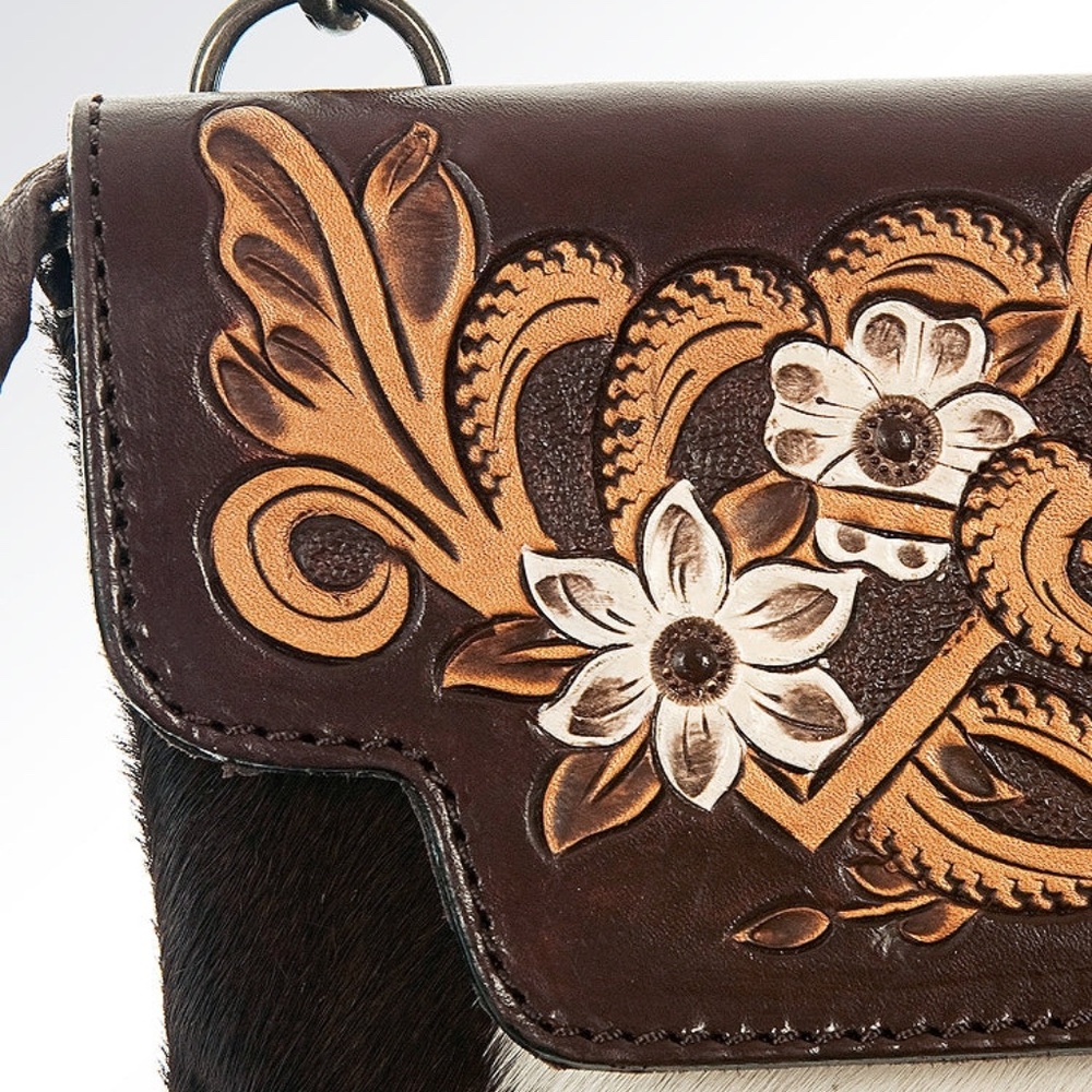 American Darling Envelope Hair On Genuine Western Leather Women Bag - Picture 2 of 6